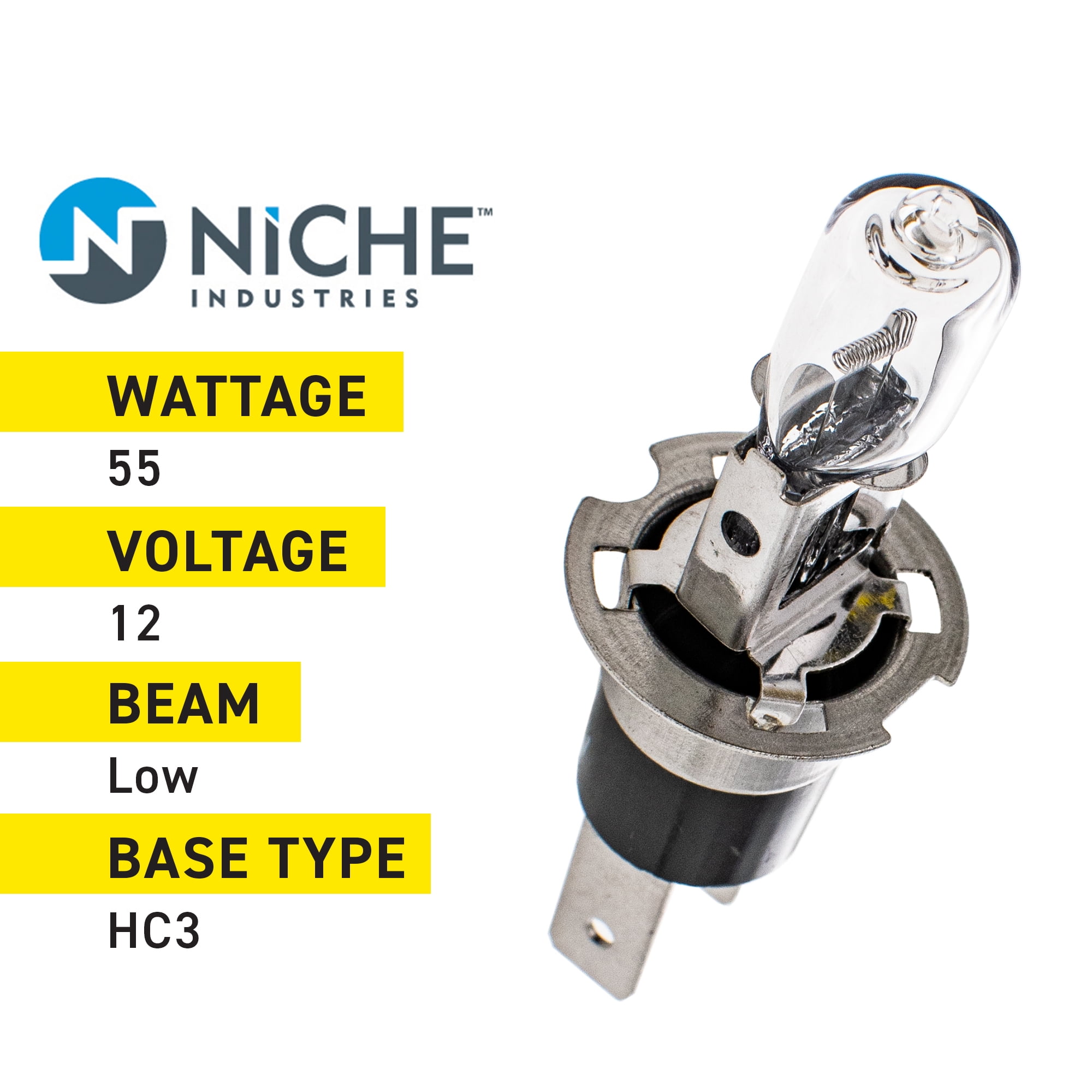 Niche HC3 Headlight Bulb for Suzuki DRZ400 RMX250 Motorcycle 519