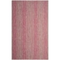 thumbnail image 2 of SAFAVIEH Courtyard Robert Striped Indoor/Outdoor Area Rug, 2'7" x 5', Light Grey/Fuchsia, 2 of 7