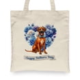 thumbnail image 2 of Rhodesian Ridgeback Proud Dad Happy Father's Day Canvas Tote Bag Ridgebacks Dog Lover Gifts Reusable Shopping Grocery Bag - 02008, 2 of 5