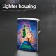 thumbnail image 4 of El Grinch-theme Copper Metal Lighter Shell, Premium Replacement Refillable Lighter Case with Durable Metal Construction, Compatible with Zippo and Most Standard Lighter Models, 4 of 6