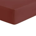 thumbnail image 2 of The Great American Store- 1800 Series 100% Authentic Microfiber Pack of 4 Fitted Sheet / Bottom Sheet 15 Inch Deep Pocket (Solid Burgundy, Full) - ALL ROUND ELASTIC FOR PERFECT FIT, 2 of 6