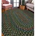 thumbnail image 2 of RRI Home Decor Katherine Multi Indoor/Outdoor Oval Braided Rug, 4 by 6-Feet, Sage, 2 of 10