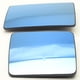 thumbnail image 2 of Espejo de cristal calentado de coche azul para Mercedes Benz W124 S124 W201 190 Afortunado Sencillez, 2 of 5