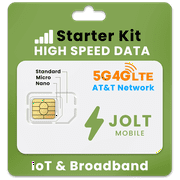 Jolt Broadband Starter Kit 30 Days of 5G 4G LTE | For Cellular Security Cameras | Routers | Hotspots & IoT Devices