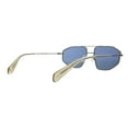 thumbnail image 5 of Rag And Bone RNB5036/G/S KU 0OUN Ant Gold Aviator Sunglasses for mens, 5 of 5