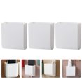 thumbnail image 3 of EeaseCA 3Pcs Wall-mounted Storage Boxes Punch Free Boxes Phone Boxes, 3 of 8