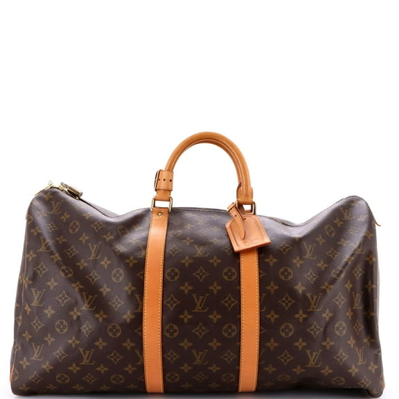 Pre-Owned Keepall Bag Monogram Canvas 55 By Rebag