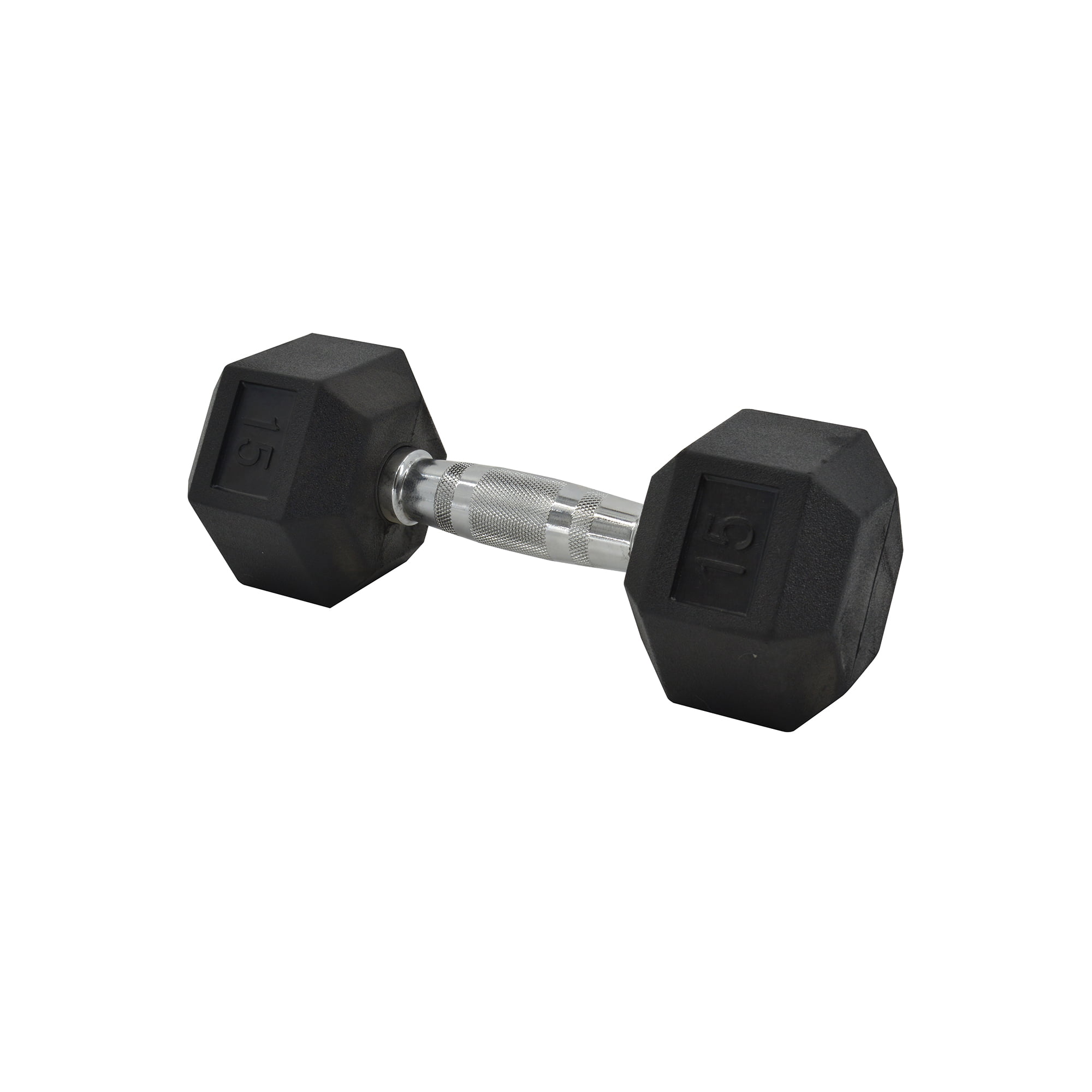 Rubber Coated Hex Dumbbell Hand Weights 5/10/20/30/50 Pound Pair Single 