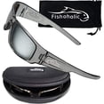 thumbnail image 5 of Fishoholic Polarized Fishing Sunglasses UV400 14 Options Fishing Gift with Hard Case & Pouch, 5 of 7