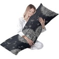 thumbnail image 2 of Ultra Soft Body Pillow Case Cover with Zipper, 21" x54 Luxury Long Body Pillow Protector Dandelion, 2 of 6