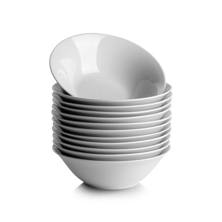 

Ten Strawberry Street 7 Catering Round Ceramic Cereal Bowl Set of 12 White