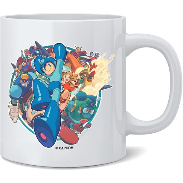 Mega Man Key Art MegaMan NES CAPCOM Mug Classic Retro Vintage 80s Video ...