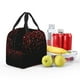 thumbnail image 5 of Easygdp Red Glitter1 Bolsa Térmica Premium - Tela Oxford Impermeable, Gran Capacidad, Bolsillo Frontal, Unisex para Trabajo, Escuela, Actividades al Aire Libre y Picnics, 5 of 8