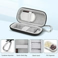 thumbnail image 4 of Fintie Carrying Case for Kardia Mobile and Kardia Mobile 6L EKG Device Heart Monitor - Protective Hard EVA Shockproof Storage Portable Travel Cover Bag with Pill Organizer, 4 of 7