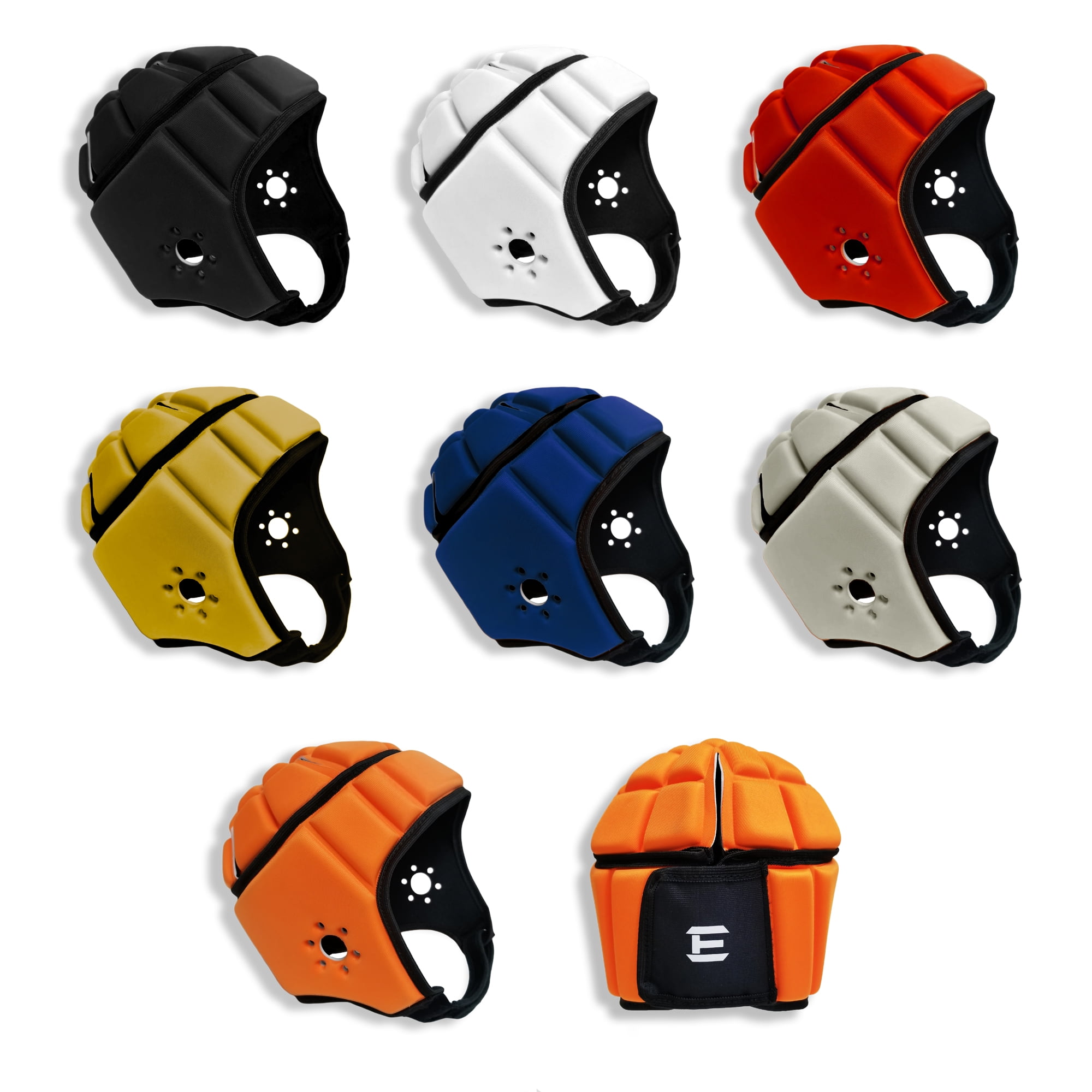 Soccer Epilepsy Head Fall Protection for Youth & Adult Goalkeeper Lacrosse Lixada Rugby Helmet Headguard,Adjustable Soft Padded Headgear Protection for Flag Football Rugby 