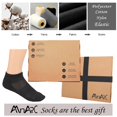thumbnail image 4 of MANARC Women Cotton No Show Mesh Socks Low Cut Soft Comfortable Durable Breathable Double Layer Cushioned Anti Slip - Ribbed Instep For A Grip. 5 Pack White, Blue, Light & Dark Grey, Black -X-Large, 4 of 6