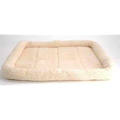 new pet bed -sheep fur - white plush sleeping