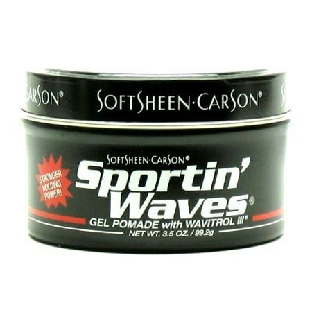 - Soft Sheen Sportin Waves 3.5 oz. Pomade Jar (3-Pack) with Free Nail File