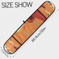 thumbnail image 3 of Yayeee Double Oven Mitt Kitchen Heat Resistant Baking 35" x7" Quilted Glove, Orange Glasses, 3 of 6