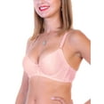 thumbnail image 3 of Angelina Women's Wired Padded T-Shirt Bras with Wide Wings (6-Pack), 3 of 7