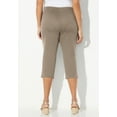 thumbnail image 2 of Catherines Women's Plus Size Everyday Cotton Twill Capri, 2 of 4