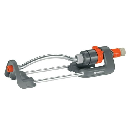 Gardena 1980 Polo 2400 Square Foot Oscillating Sprinkler with Adjustable Range