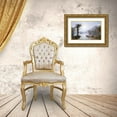 thumbnail image 3 of Cropsey, Jasper Francis 14x10 Gold Ornate Wood Framed with Double Matting Museum Art Print Titled - Autumn Lake, 3 of 4