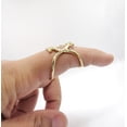 SS DESIGNS Finger Ring Splint Adjustable Gold Filled Joint Pain Relief ...