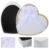 HONMEET Love Heart Paper Boxes Paperboard Party Treats Guests Wedding 1 Set