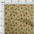 thumbnail image 2 of oneOone Cotton Jersey Olive Green Fabric Floral & Sewing Craft Projects Fabric Prints By Yard 58 Inch Wide, 2 of 4