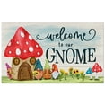 thumbnail image 1 of CounterArt "Welcome to our Gnome" Indoor/Outdoor Entryway Mat 29.5" by 17.75", 1 of 7