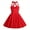 Red, variant on Kids Girls 50s Vintage Sleeveless Polka Dot Retro A-line Swing Dress Princess Birthday Party Dresses 9-10 Years Red - Black Dots