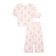 thumbnail image 3 of Garanimals Toddler Girls Fleece Sweatshirt and Pants Outfit Set, 4-Piece, Sizes 2T-5T, 3 of 5
