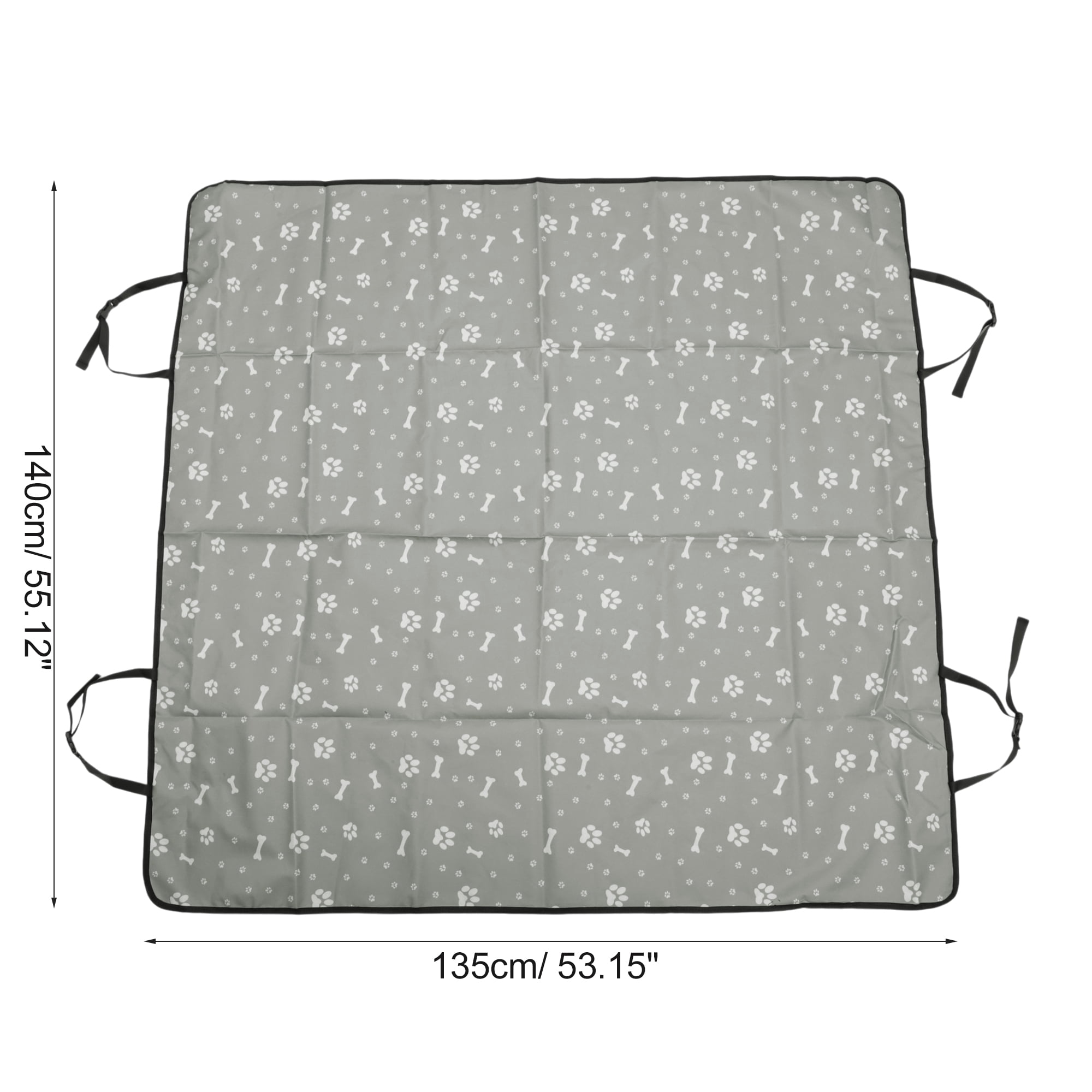 Unique Bargains Durable Waterproof Car Seat Cover for Pets Gray