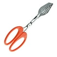 thumbnail image 4 of Kitchen Tongs, Cooking Tongs, Multi-functional Buffet Tongs for Barbecue Frying, Narrow Head Orange, 4 of 9