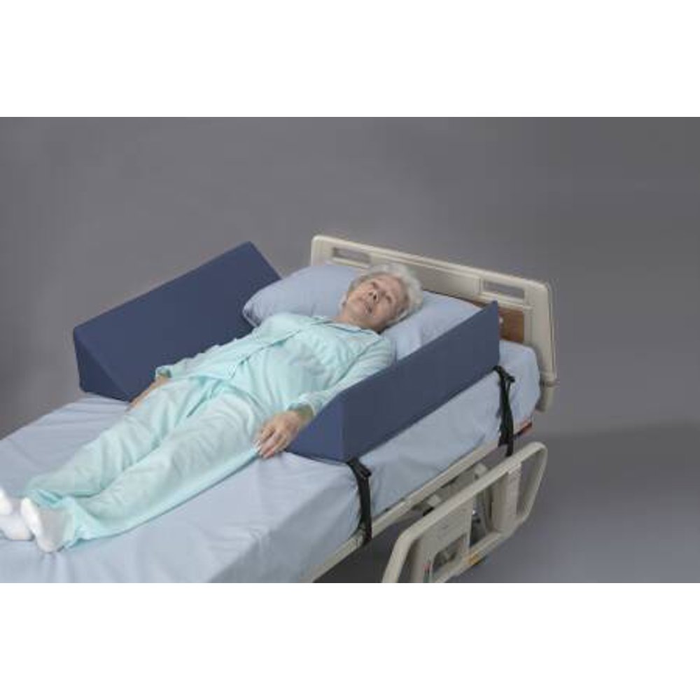 Soft Rails Bed Side Wedge 33 L X 8 W X 8 H Inch Foam Straps with Quick