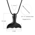 thumbnail image 2 of Fish tail Cremation Jewelry for Ashes Urn Necklace for Ashes of Loved One Pendent for Ashes and Chain, 2 of 6