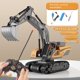thumbnail image 2 of Excavadora eléctrica de gran excavación para niños, vehículo de construcción grande, simulación inalámbrica para exteriores, regalos de juguete cruzados, 2 of 4