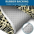 thumbnail image 4 of Zebra and Leopard Print Pattern Bathroom Rugs Sets 3 Piece,Toilet Cover Set,Absorbent Non Slip Bathroom Mats Sets with U-Shaped Contour Rug Toilet Rug Set, 4 of 5