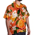 thumbnail image 2 of Tangerine Men's Casual Short Sleeve Button Down Shirts - Printed Summer Beach Tops for Men and Women, 2 of 6