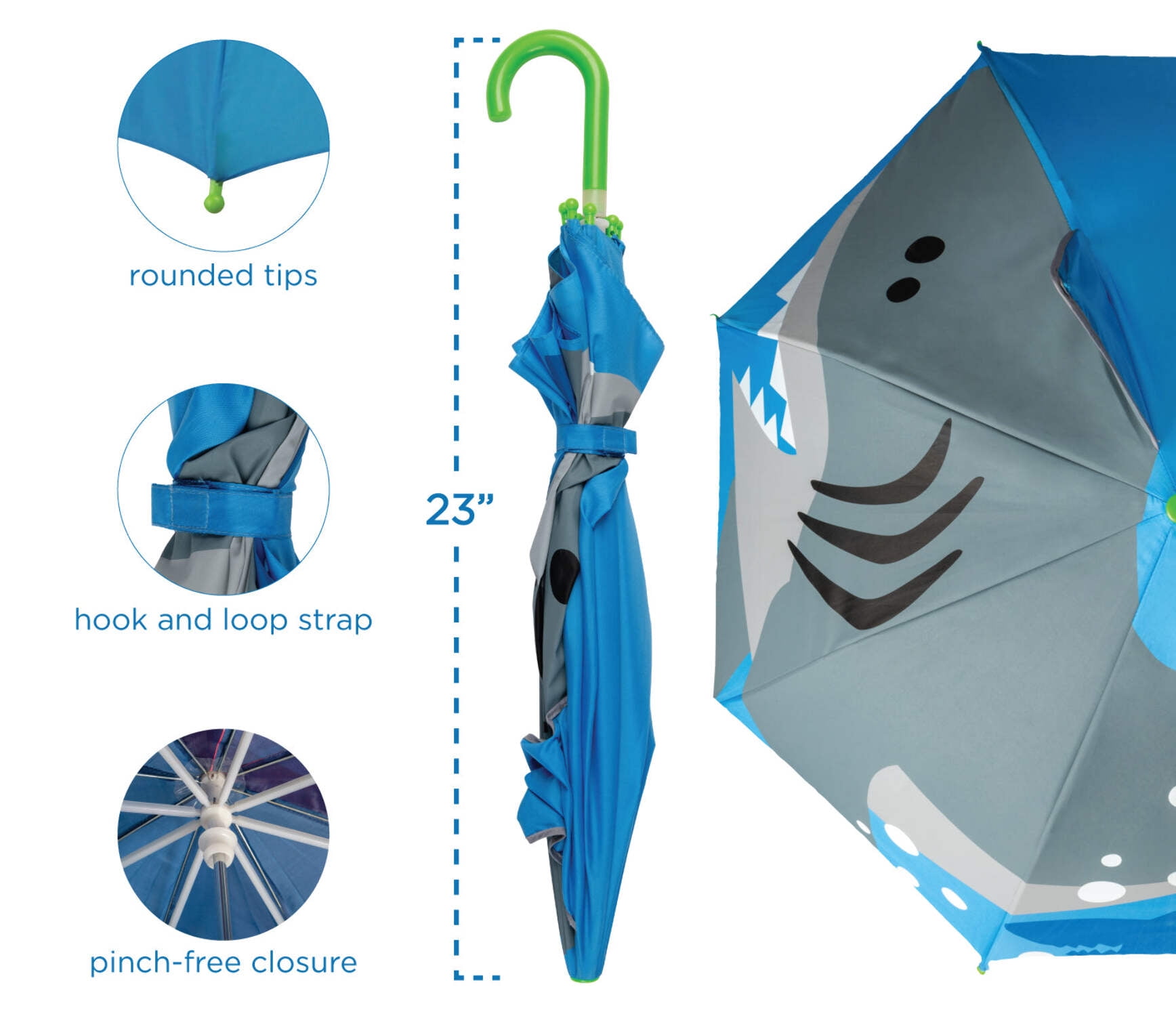 Stephen Joseph Pop Up Umbrella, One Size US, unisex child, Zoo