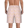 thumbnail image 3 of Faty-T Lovely Rice Ball print Men's Beach Shorts Elastic Waist Drawstring Lightweight Summer Casual Shorts with Pockets, 3 of 5