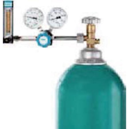 Airgas Single Stage 0 - 50 psi Brass High Purity Flowmeter CGA-580