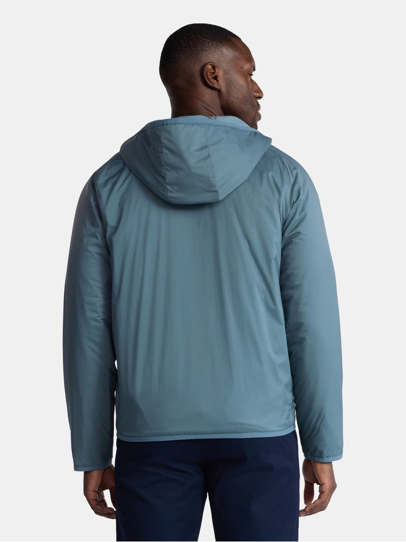 George Men's and Big Men's Lightweight Insulated Hooded Nylon