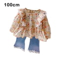 thumbnail image 2 of Sonducket Conjunto de abrigo para niña, traje para niño, traje para niño, ropa de encaje lavable, moda de otoño y primavera, Type3 NO3, 2 of 6