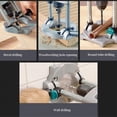 thumbnail image 3 of LOVIVER Support de Perceuse Réglable Angle 45-90 Degrés Support de Table de Guidage avec Mandrin Universel, 3 of 8