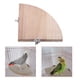 thumbnail image 1 of Percha Para Jaula De Pájaros, Soporte De Plataforma De Madera Para Animales Pequeños, Plataforma Para Pájaros Con Forma De Abanico, Juguete Para Pájaros, Soporte Para, 1 of 7