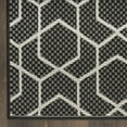 thumbnail image 5 of Nourison Horizon 8' Runner Black Fabric Area Rug, 5 of 7