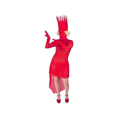 Teen Red Pop Singer Diva Costume