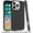 Black, variant on For Apple iPhone 16 Pro Max (6.9") Slim Classic Hybrid Around Rubber Gummy Gel Slick Hard PC Silicone TPU Chromed Button Cover ,Xpm Phone Case [ Blue ]